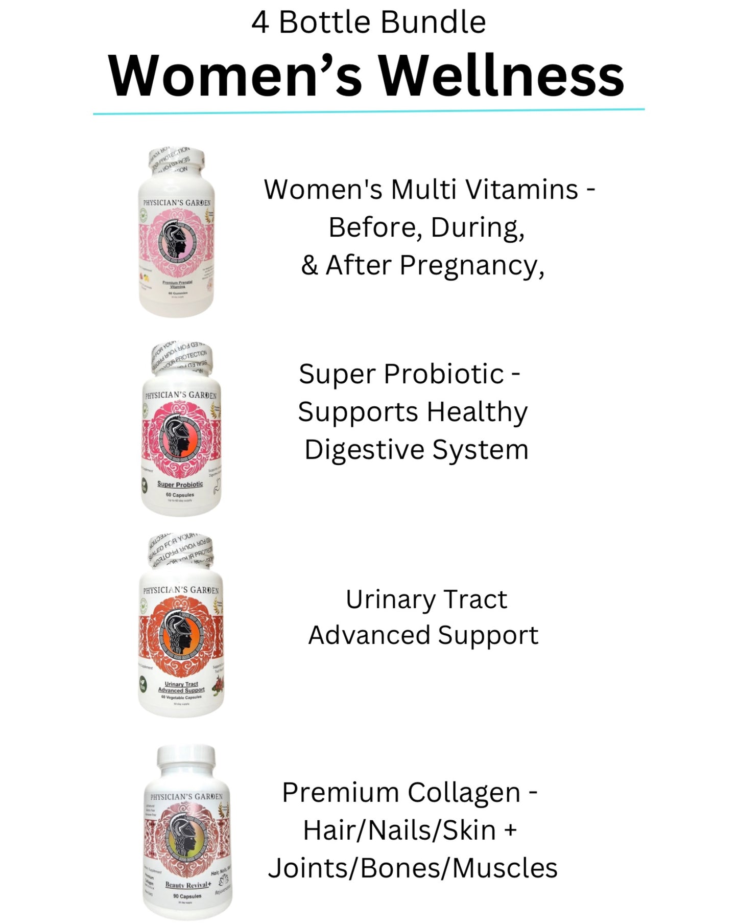4 BOTTLES BUNDLE: Women's Wellness