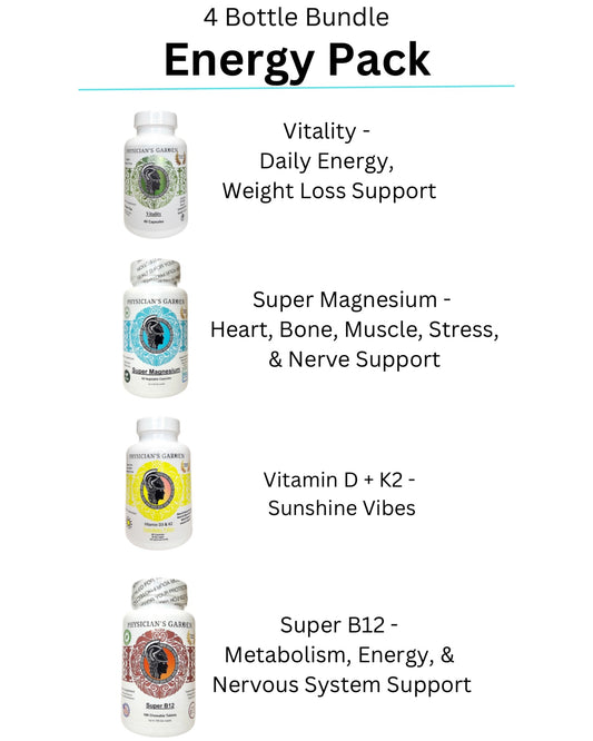 4 BOTTLES BUNDLE: Energy Pack