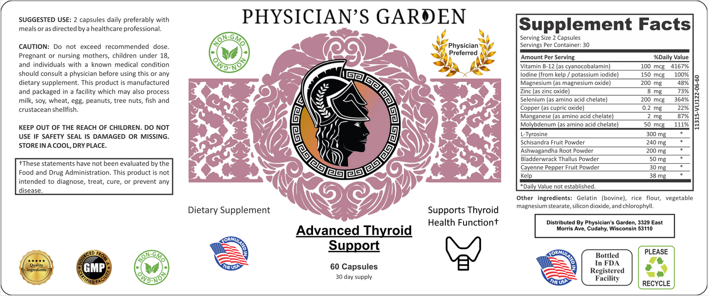 11) Advanced Thyroid Support - Supports Thyroid Health Function